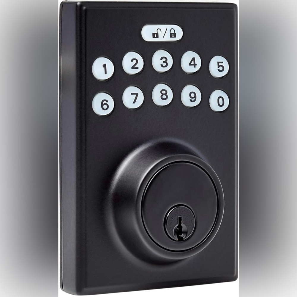 Electronic Keypad Deadbolt Door Lock with Touch-Control Keyless Entry